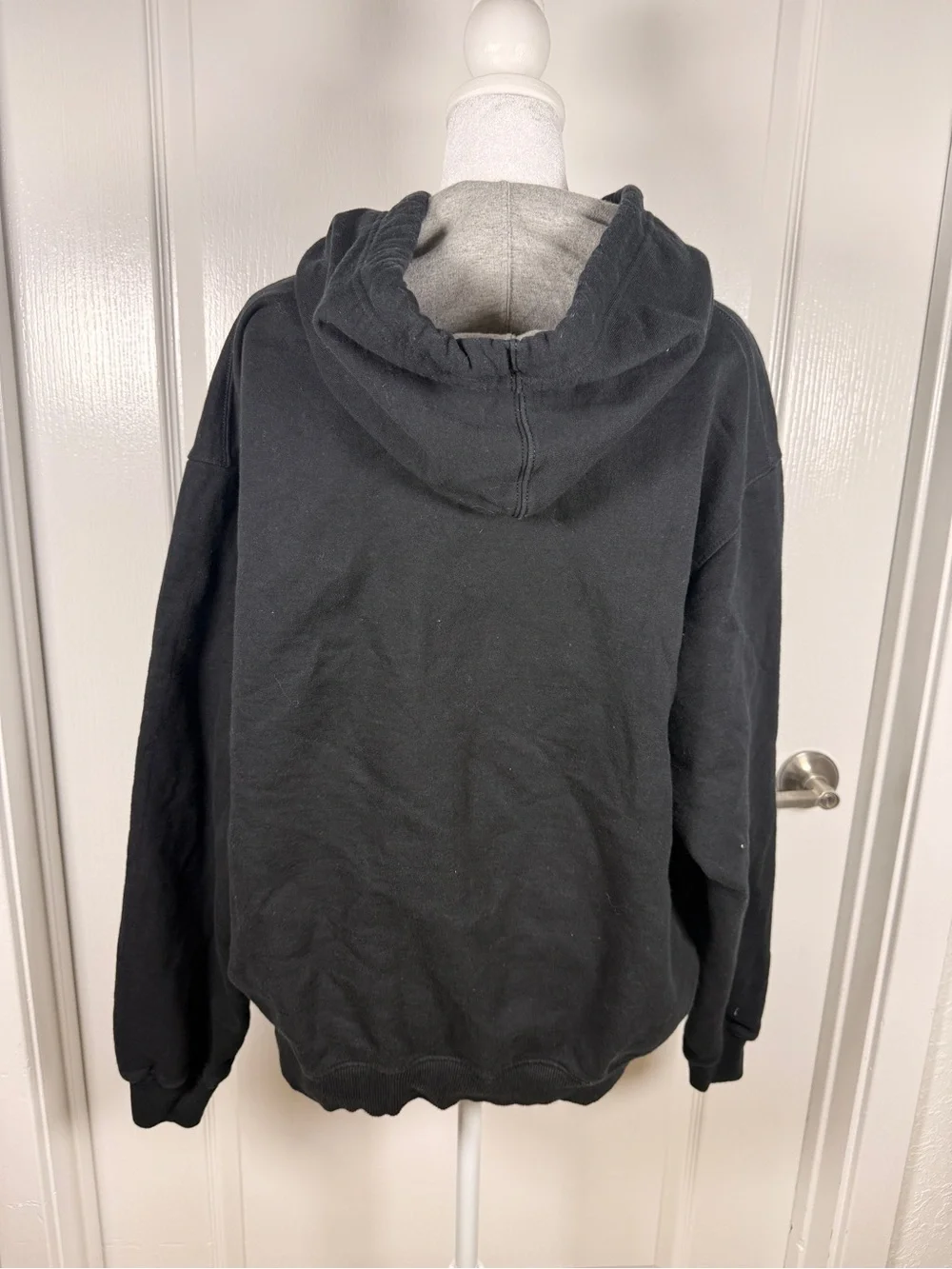 Champion Black Full-Zip Men's Hooded Sweatshirt